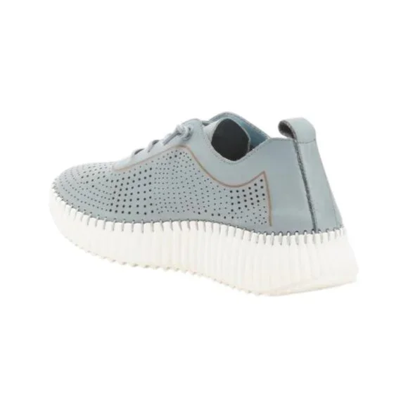 CARMELA Leather Perforated Sneakers - Picture 2 of 3